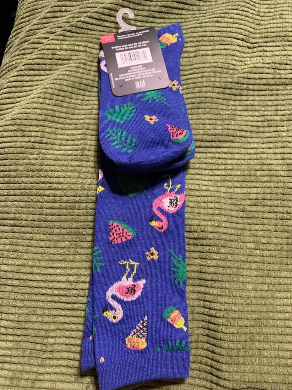Beverly Hills Polo Club Flamingo Knee High Socks